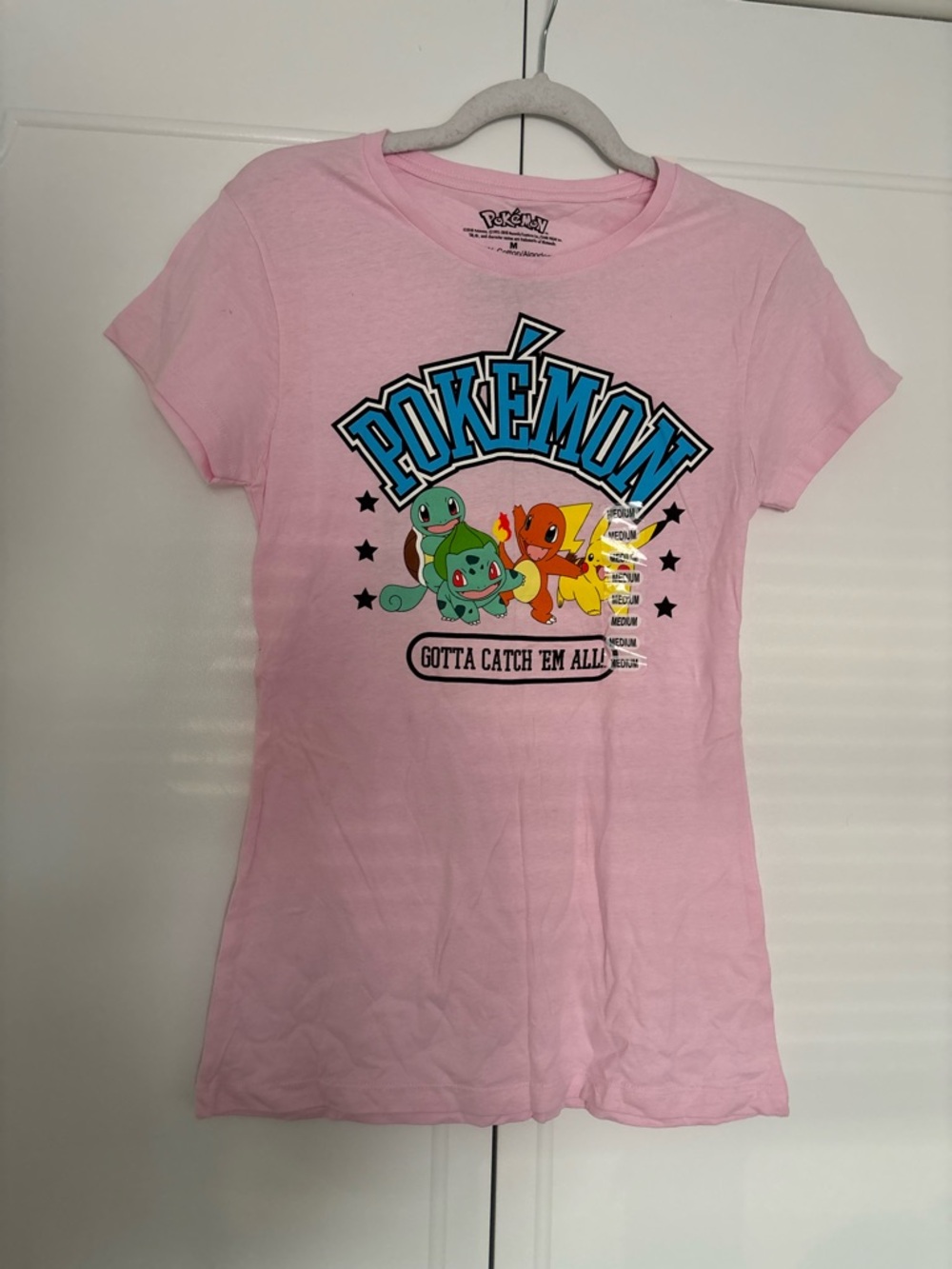 Women’s Pink Pokémon Tee - Gotta Catch 'Em All